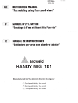 Lincoln Electric Handy MIG User manual