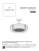 Fanimation FP7964B Beckwith Owner's manual