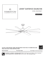 Fanimation MAD7912B Levon Cust Owner's manual