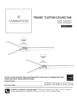 Fanimation FPD8515MWW-72MWW-LK Owner's manual