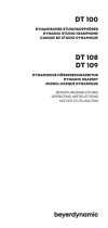 Beyerdynamic DT 100, 16 ohms, black  User manual
