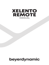 Beyerdynamic Xelento remote User manual