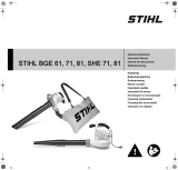 STIHL BGE 61, 71, 81, SHE 71, 81 Owner's manual