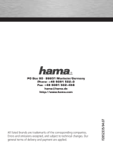 Hama F2052335 Owner's manual