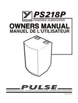 YORKVILLE PULSE PS218P Owner's manual