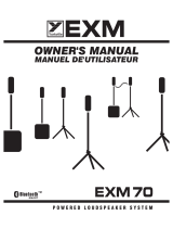 YORKVILLE EXM70 Owner's manual