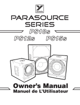 YORKVILLE PS15S Owner's manual