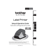 Brother QL 570 - P-Touch B/W Direct Thermal Printer User guide