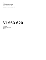 Gaggenau VI263 Owner's manual