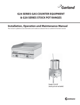Garland US Range Cuisine Series Heavy Duty Griddle Top Range Installation, Operation and Maintenance Manual
