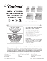 Garland E20 Series Operating instructions