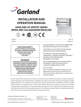 Garland Heavy Duty Gas Griddle Owner Instruction Manual