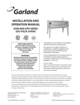Garland Master Series Gas Ranges with Thermostat-Controlled Griddle Top Operating instructions