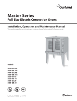 Garland Master Series Gas Ranges with Thermostat-Controlled Griddle Top Owner Instruction Manual
