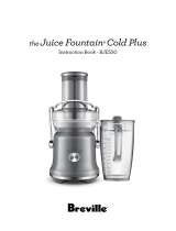 Breville the Juice Fountain Cold Plus Owner's manual
