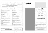 Fostex 5040-50 Owner's manual