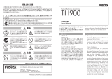 Fostex TH900 Owner's manual