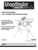 Delta  S36-300 Owner's manual