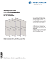 Hirschmann RSR Wall Mounting Plate User manual