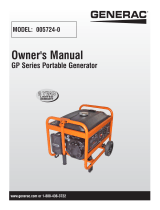 Generac GP3250 G0057240 User manual