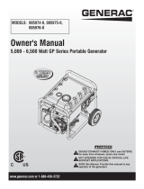 Generac GP5500 0059750 User manual