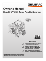 Generac 6500E 0068650 User manual