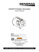 Generac iQ2000 0068660 User manual