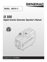 Generac iX800 0057912 User manual