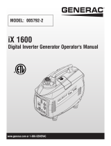Generac iX1600 0057922 User manual