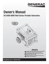 Generac XG8000E 005847R3 User manual