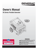 Generac XG8000E 0061111 User manual