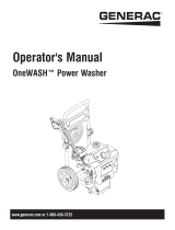 Generac 2000-3000 PSI OneWASH (CARB) 006414R0 User manual