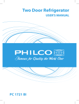 Philco PC 1721 BI Owner's manual