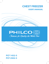 Philco PCF 1432-5 Owner's manual