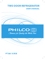 Philco PT 861 R Owner's manual