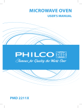 Philco PMD 2211 X Owner's manual
