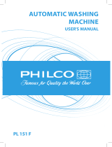 Philco PL 151 F Owner's manual