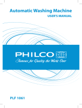 Philco PLF 1061 Owner's manual