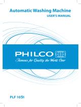 Philco PLF 1071 Owner's manual