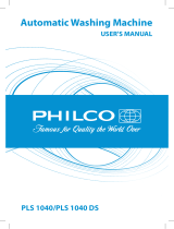 Philco PLS 1040 DS Owner's manual