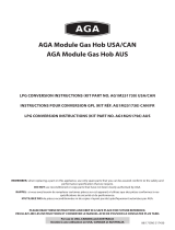 AGA TC DC Module Gas Top Conversion kit Owner's manual