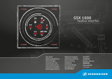 Sennheiser GSX 1000 User manual