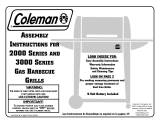 Coleman 2000 & 3000 Series Owner's manual