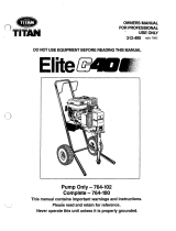 Titan Elite G40 Owner's manual