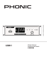 Phonic USBR-1 User manual