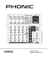 Phonic AM8GE User manual