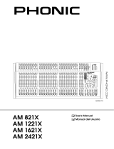 Phonic AM 1221X User manual