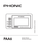 Phonic PAA6 User manual