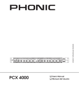 Phonic PCX 4000 User manual