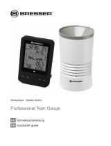 Bresser WTW Professional Rain Gauge Owner's manual